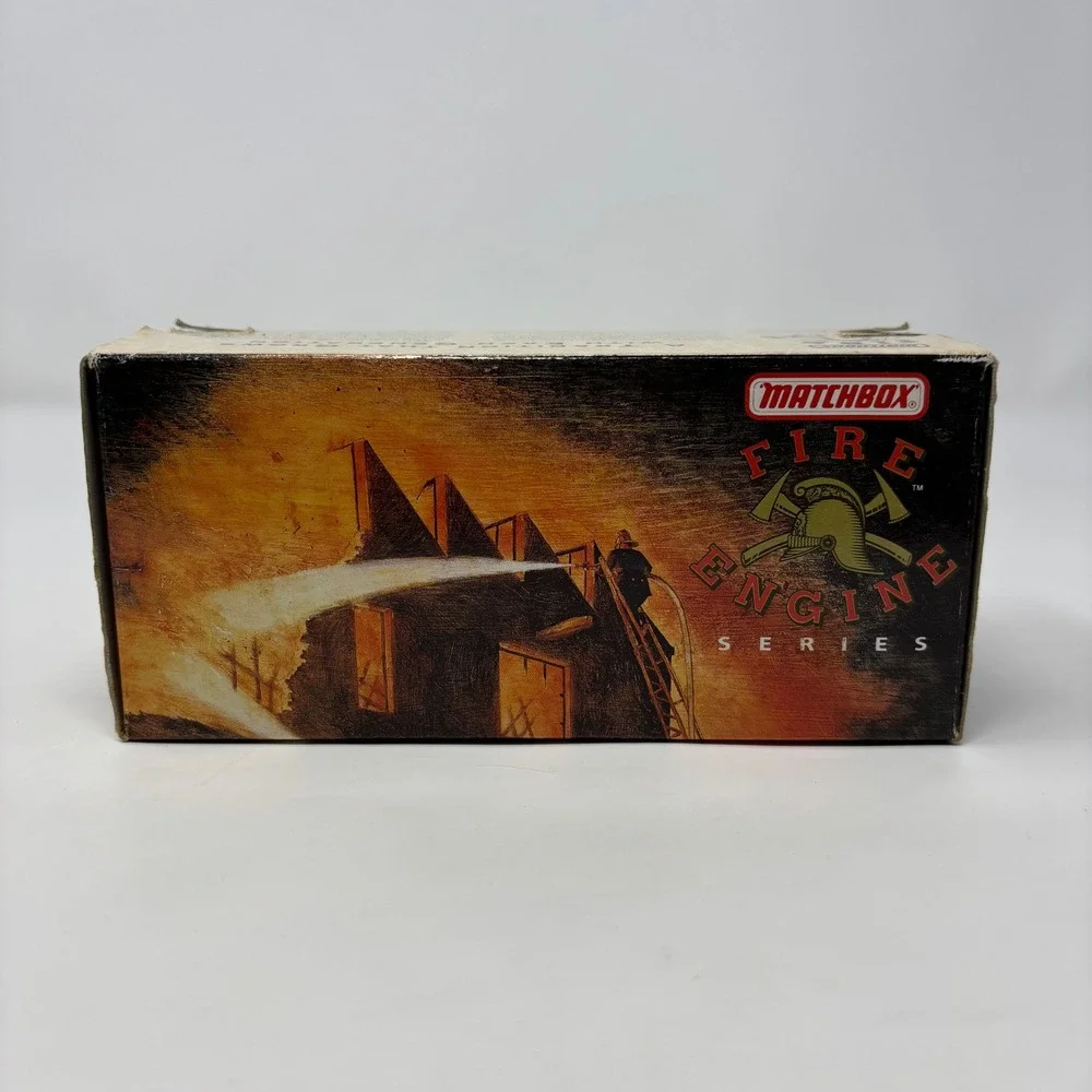 Matchbox Models of Yesteryear 1911 Mack Fire Pumper YFE24 Red Gold UFALM No COA